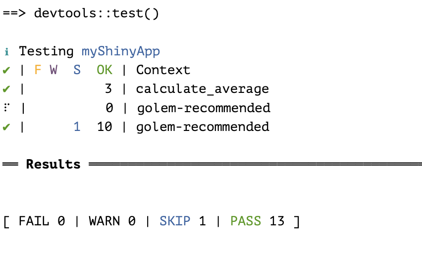 test result 1