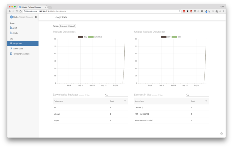 rstudio update packages