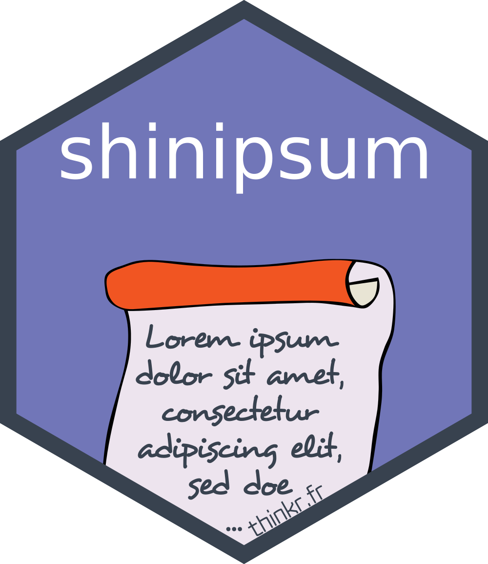 hex stickers for shinipsum